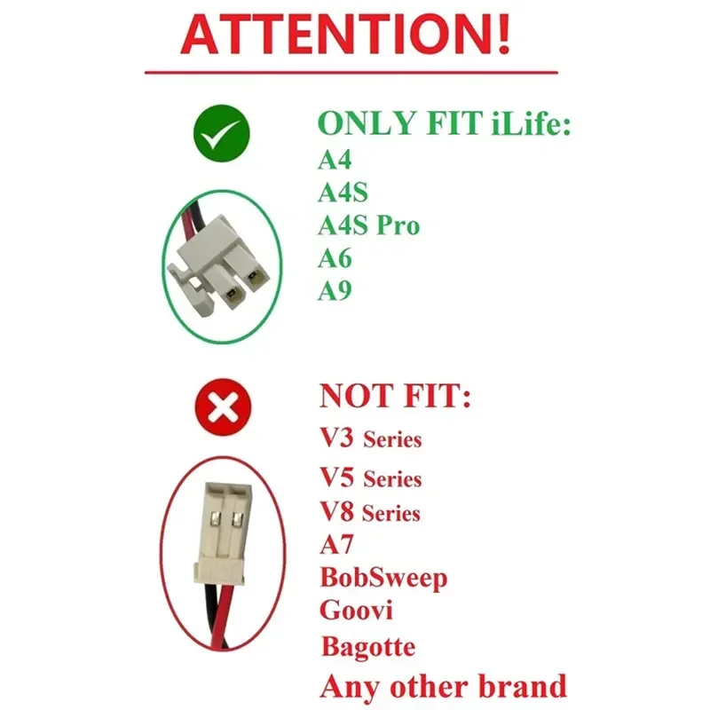 ILIFE A4 A4s V7 A6 V7s 플러스 로봇 진공 청소기용 14.8V 2600mAh/3200mAh/3500mAh 리튬 배터리 INR18650 M26-4S1P 배터리