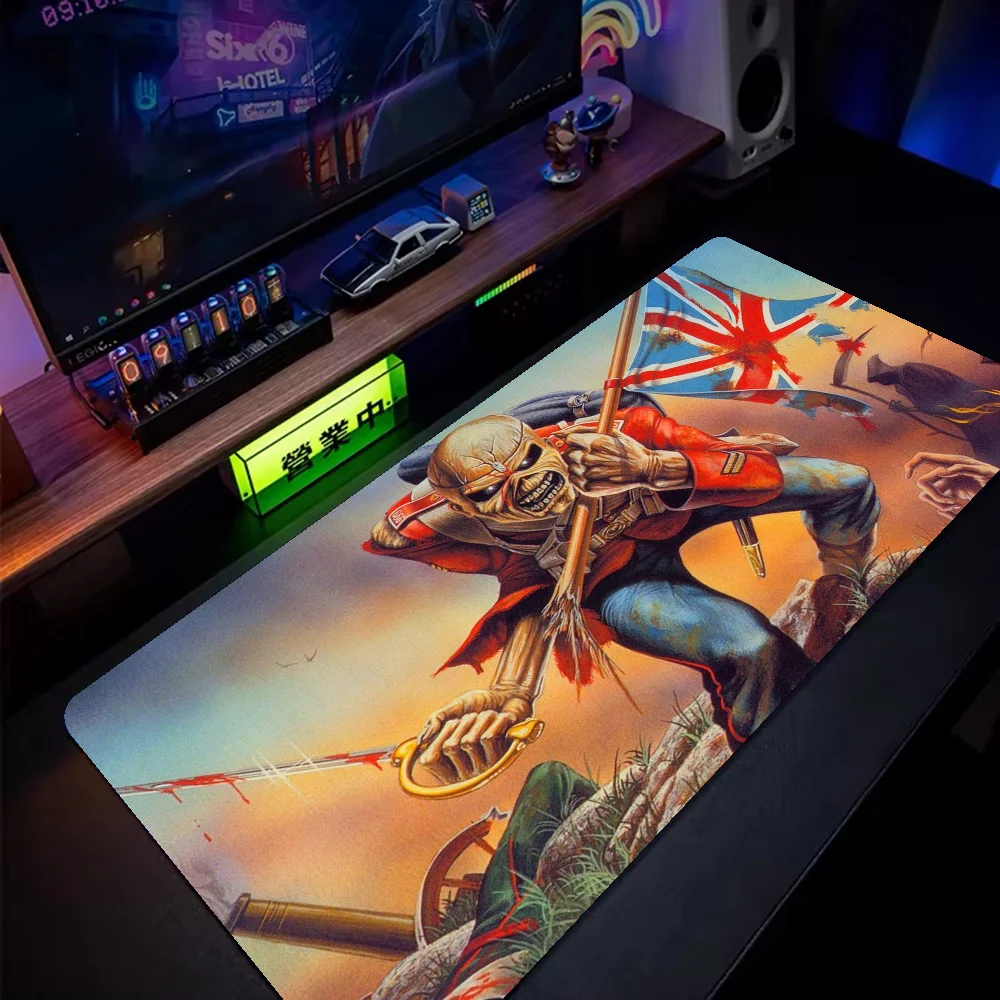 

I-iron Maiden Cool Beautiful Anime Mousepad Mouse Mat Desk Mat Large Gaming Accessories Prime Gaming XXL Keyboard Pad