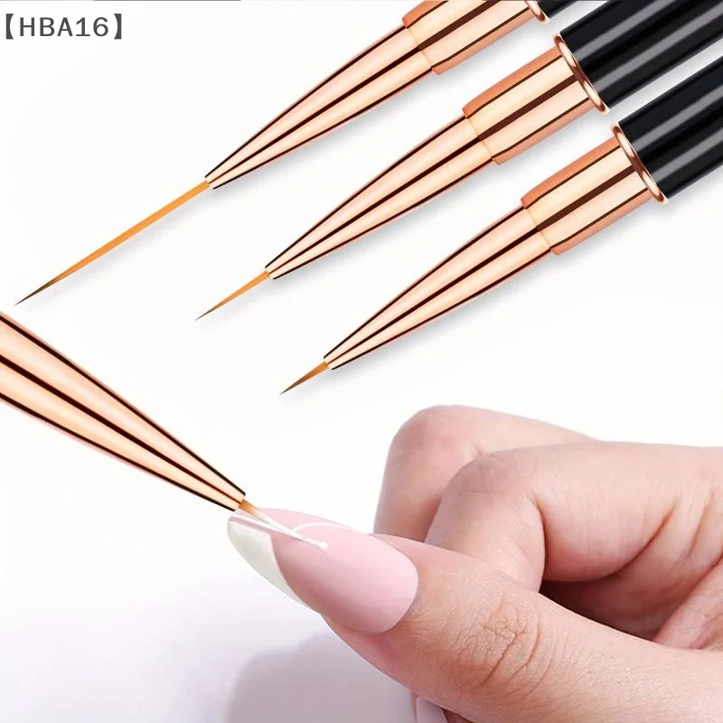 [(HBA16」 5 قطعة مزدوجة نهاية مسمار فُرش رسم بطانة التفاصيل رقيقة فرش مسمار قلم رسم ثلاثية الأبعاد مسمار الفن زينة في المنزل لتقوم بها بنفسك Manic