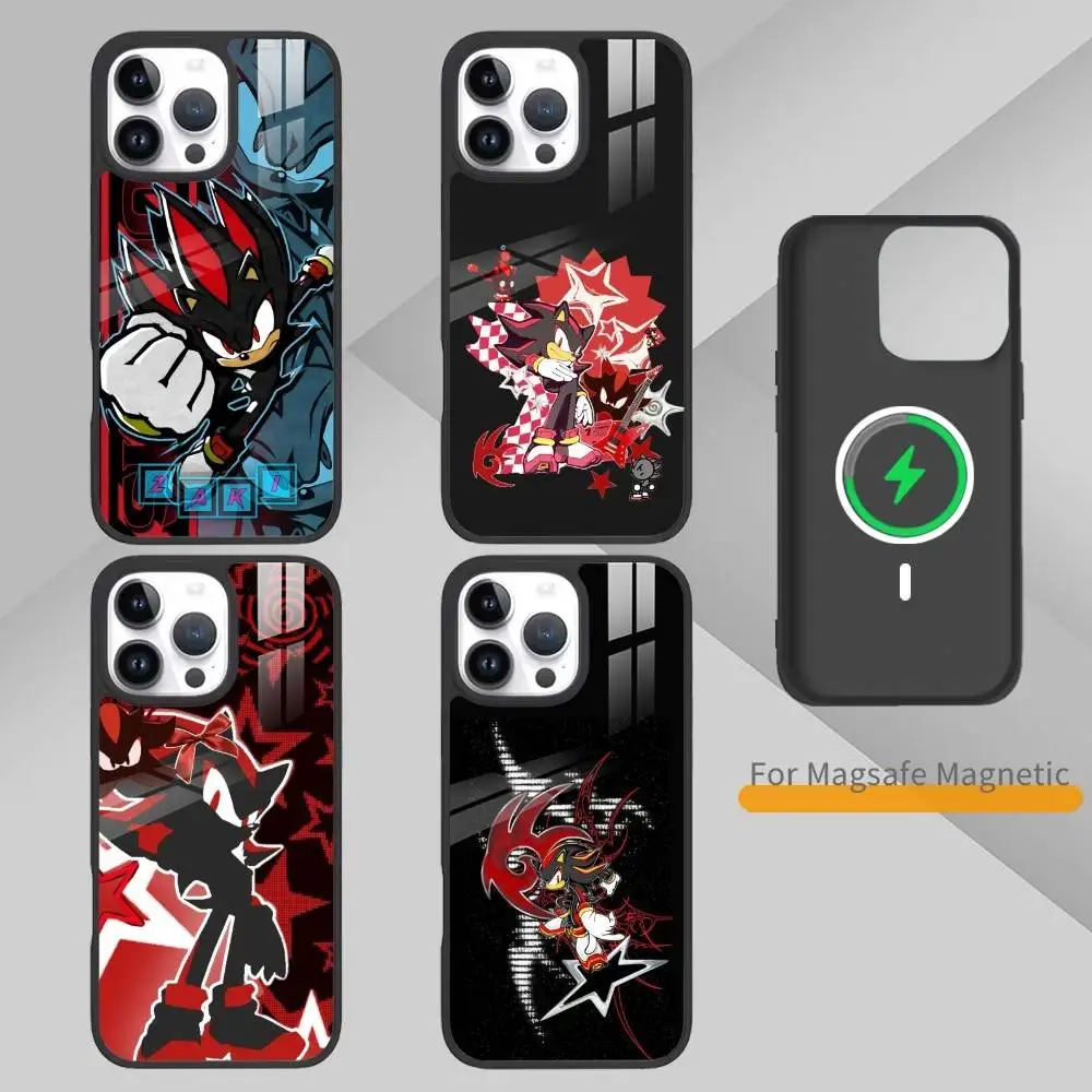 

G-Shadow the Hedgehog Phone Case For iPhone17,16,15,14,13 Plus,Pro Max Magnetic For Magsafe Wireless Charging