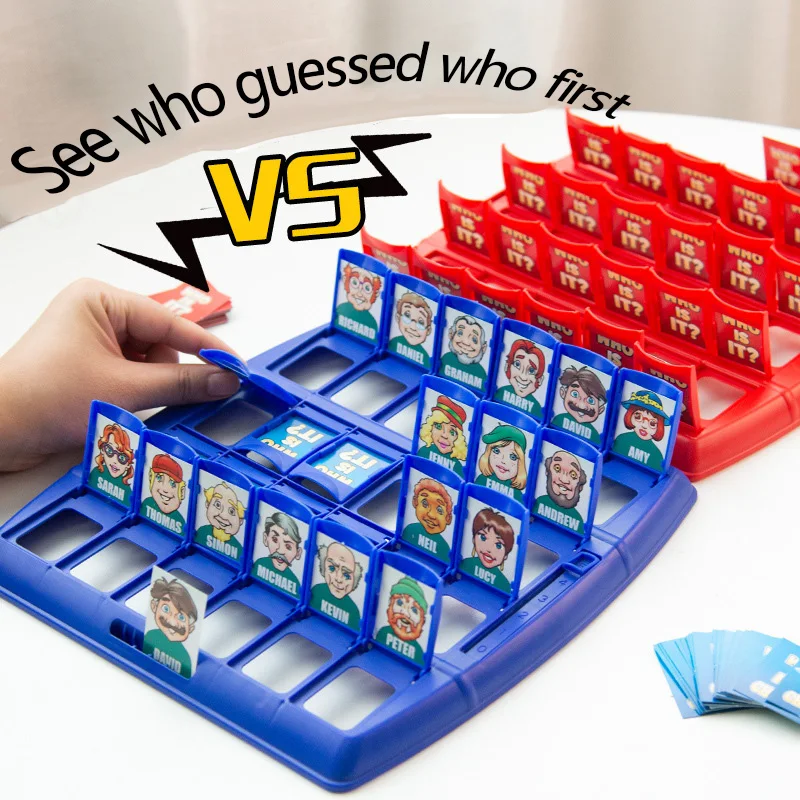 Guess who I am Children's puzzle, logical thinking reasoning games parent-child interactive board games toys