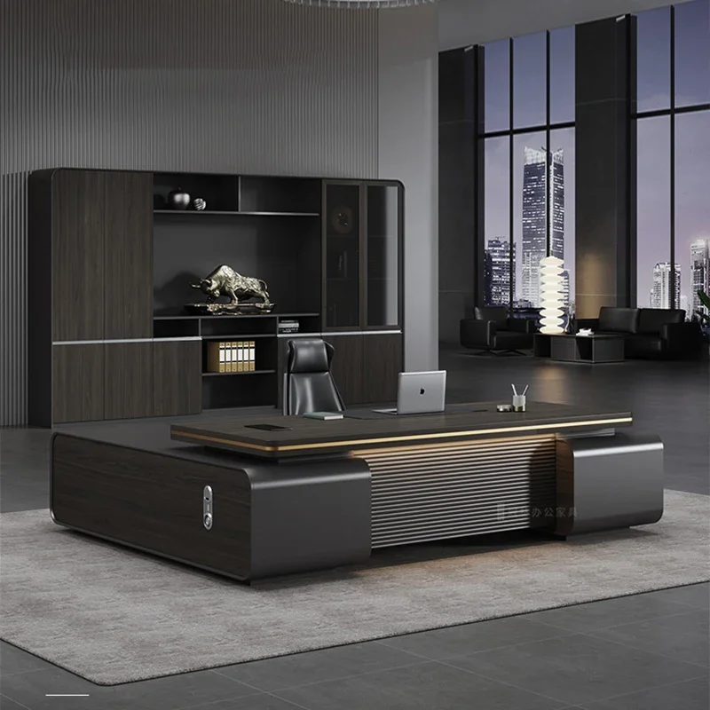 

Corner Executive Work Table Meeting Computer Luxury Office Desk Desktop L Shape Tavolo Scrivania Ufficio Office Furniture