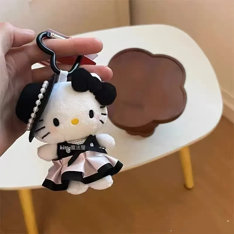 Sanrio Cartoon Hello Kitty Plush Keychain Pendant Daily Backpack Personalized Fashion Accessories Children's Festival Gifts