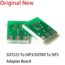 50pcs SOT223 to DIP3 SOT89 to SIP3 Adapter Board AMS1117 Base Power Management Chip Holder DIY