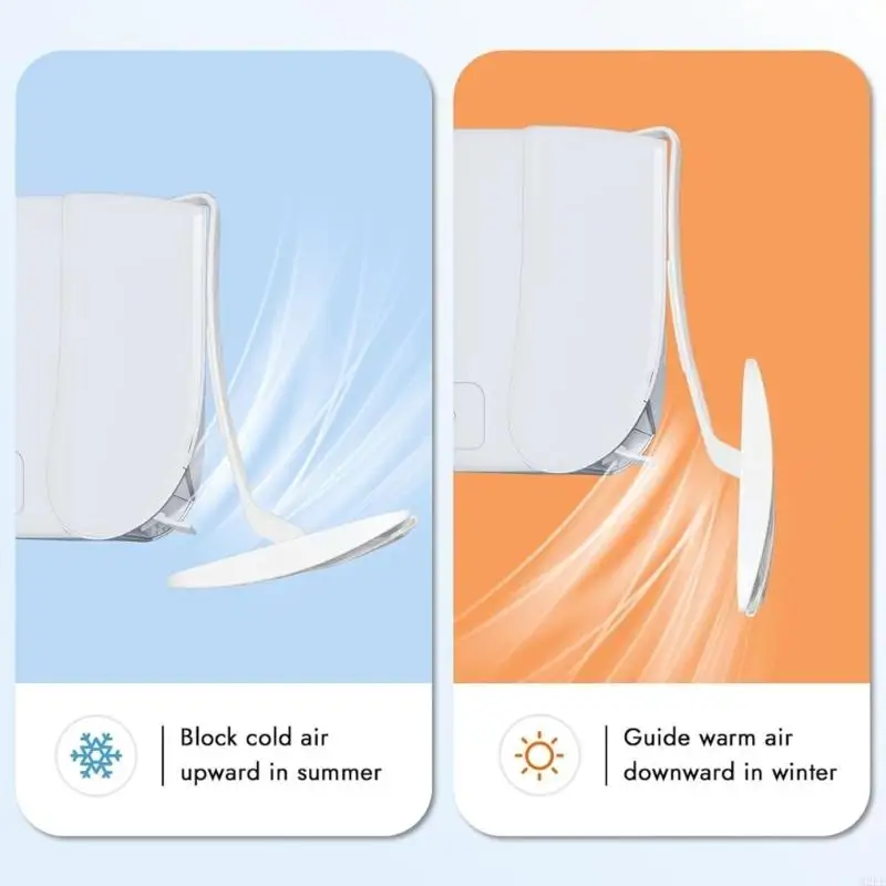 Multifunctional Air Conditioning Windshield Baffle Plastic Texture for Bedroom 