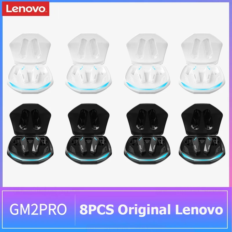 

8PCS Original Lenovo GM2 Pro 5.3 Earphones Bluetooth Wireless Earbuds Low Latency Headphones HD Call Dual Mode Gaming Headset