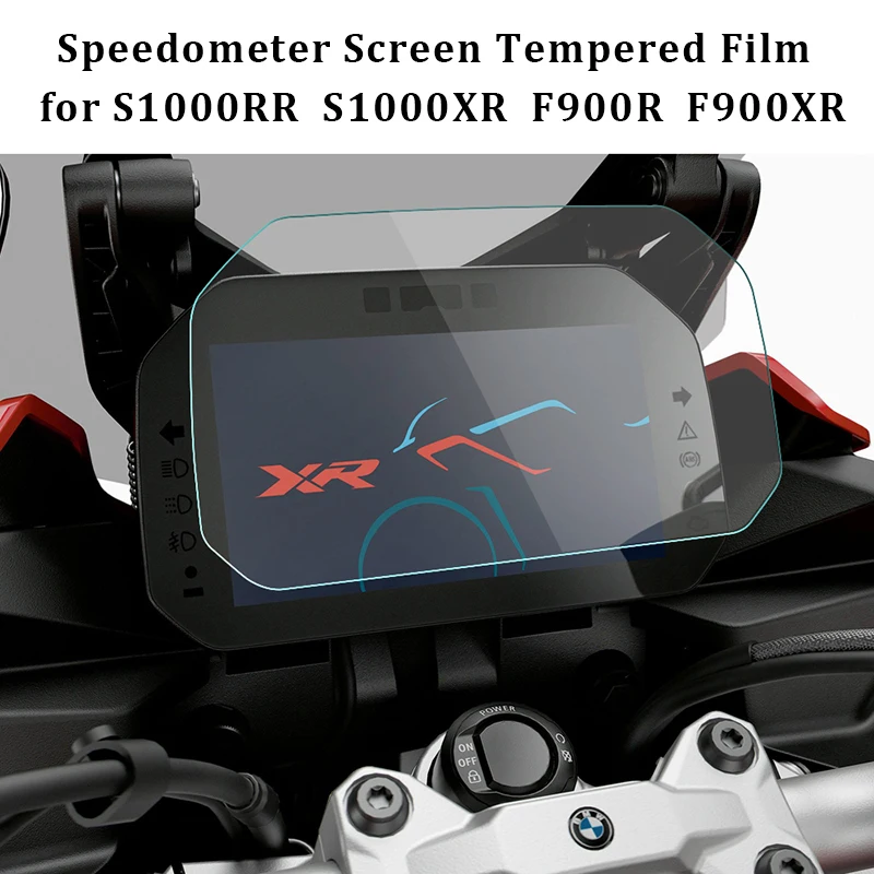 For BMW F900R F900XR R1250GS S1000RR C400X C400GT F750GS F850GS R1200 Speedometer Screen Protector HD Tempered Glass Film