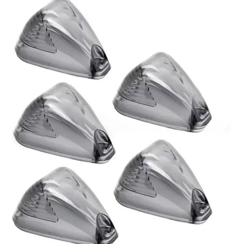 

White T10 LED Bulbs For F/ord 5pcs Smoke Roof Running Lights Cab Marker Cover+Xenon