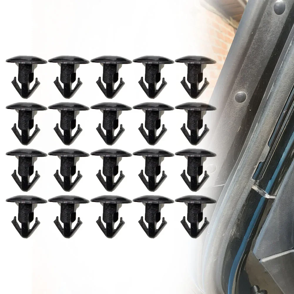 Pack of 20 Car Rear Door Upper Weatherstrip Clips for Nissan For Qashqai J10 J11 XTrail T31 T32 Direct Replacement