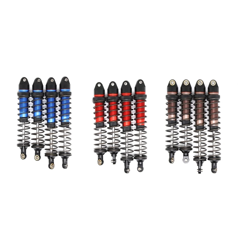 

T84C-4 шт. металлический передний и задний демпфер амортизатора для Arrma 1/10 Granite Senton Big Rock Vorteks Typhon, обновленные детали