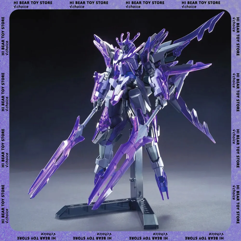 HG Gundam 1/144 Gn-10000 Transient Glacier Figure Assembly Model Toy Action Figurine Desktop Ornament Collection Kids Toy Gifts