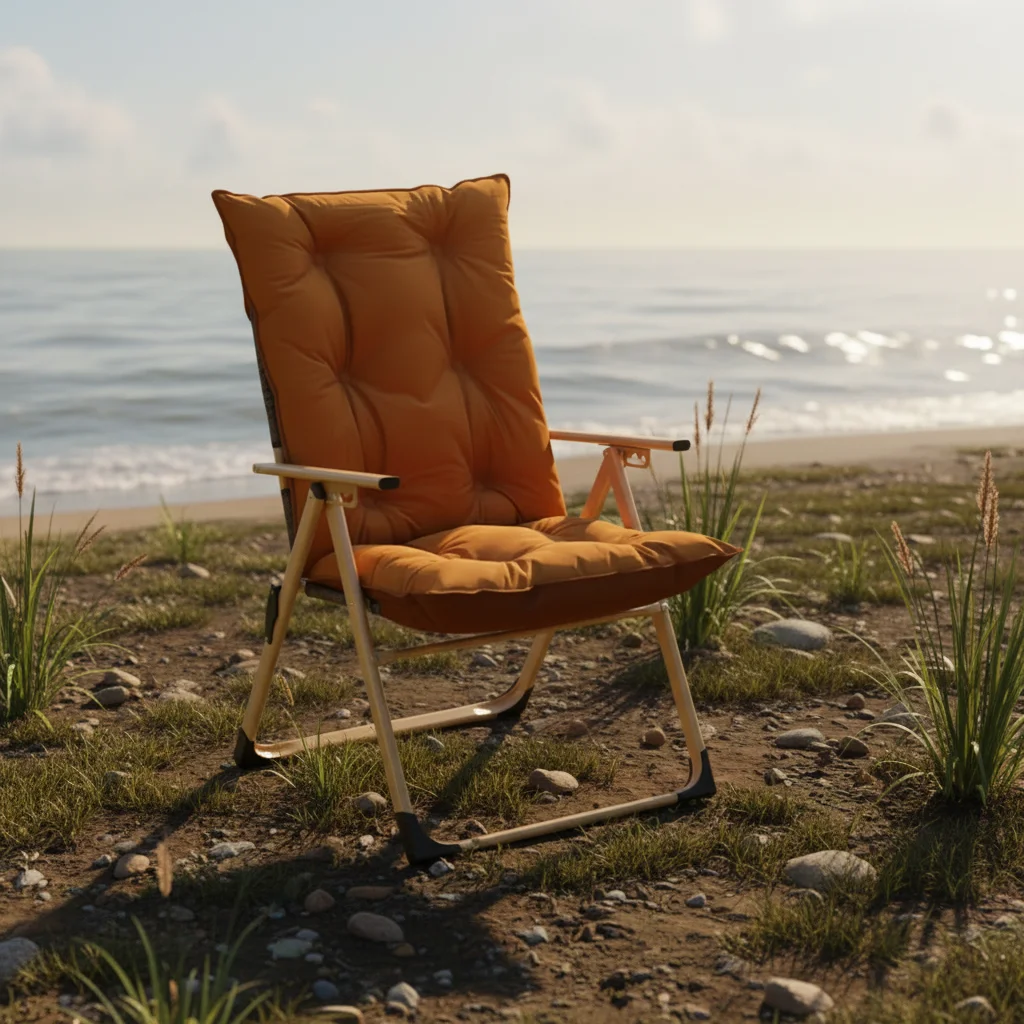 Wholesale Strong Structure Easy Take Beach Camping Adjustable Foldable Beach Chairs with Mattress