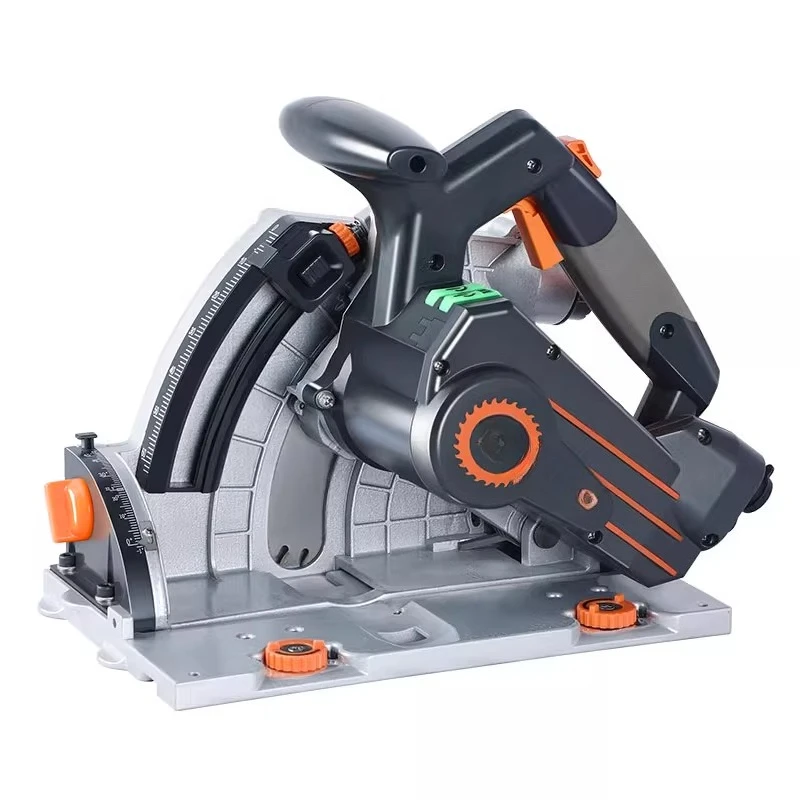 

Woodworking Dust-Free Sliding T r a c k Saw Electric Circular Saw Handheld Single Saw