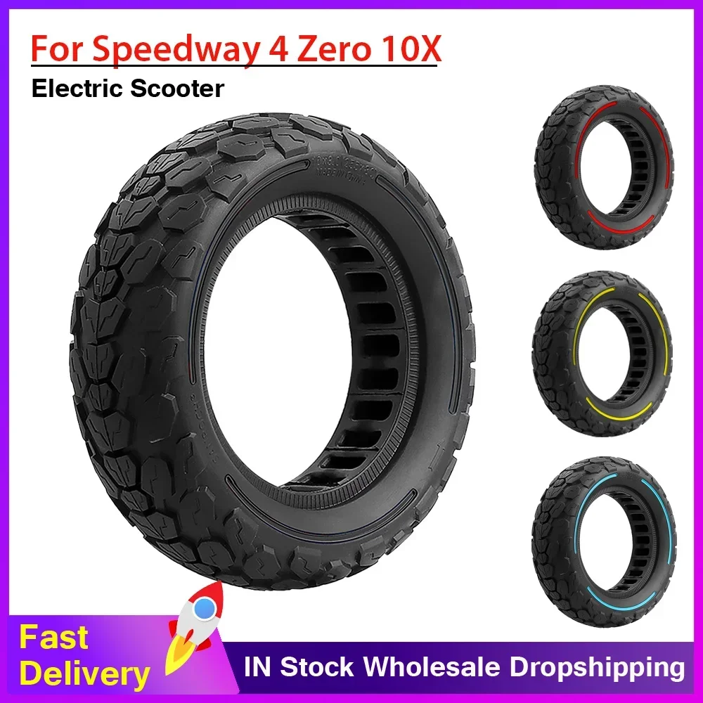 Rubber Solid Tyre Electric Scooter 10X3.0 255*80 80/65-6 Solid tire For ZERO10X Kugoo M4 G1 Dualtron E-Scooter Wheel Honeycomb