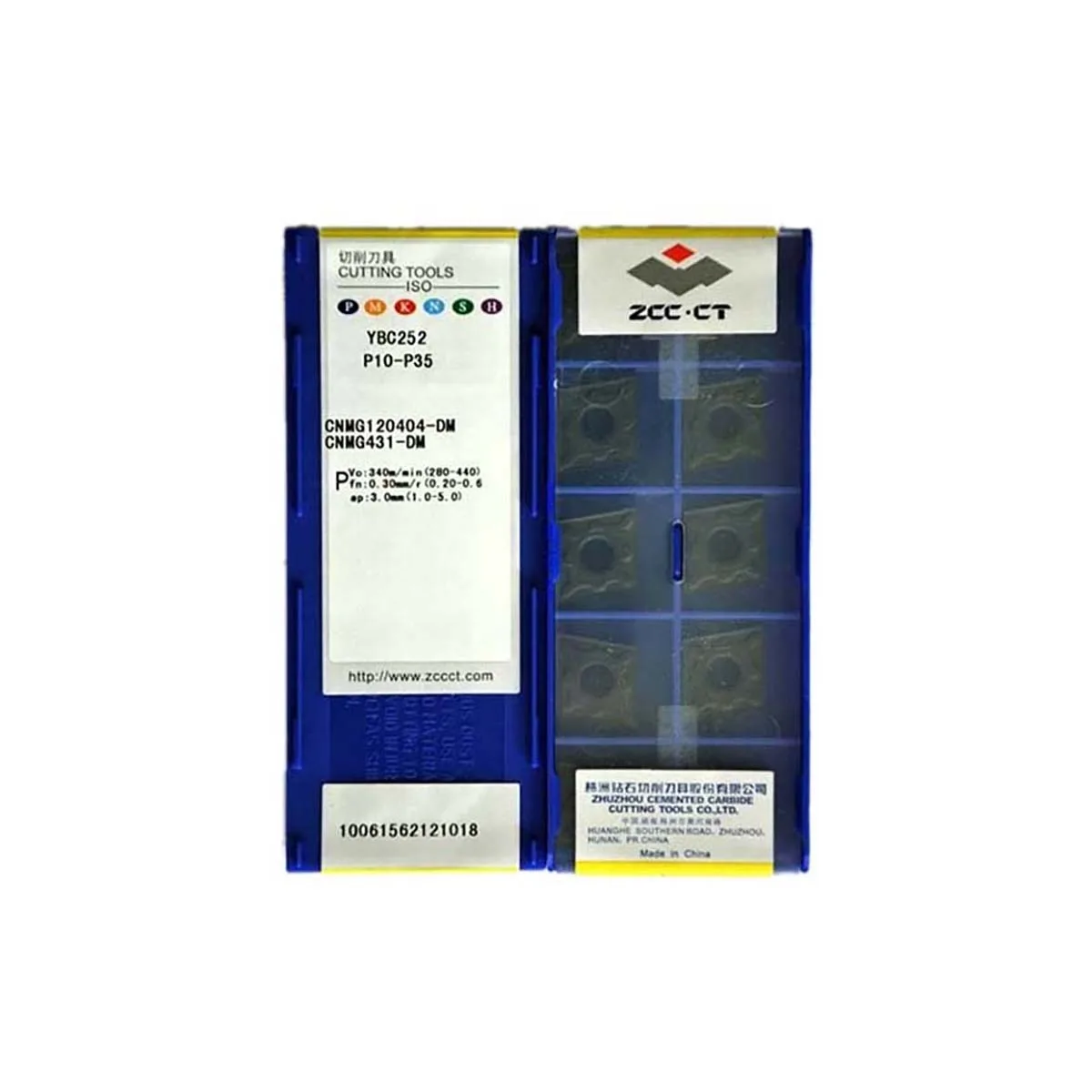

original CNMG0903 Carbide Turning Insert - YBC251/YBC252 Coatings for Precision Steel & Alloy CNC Machining