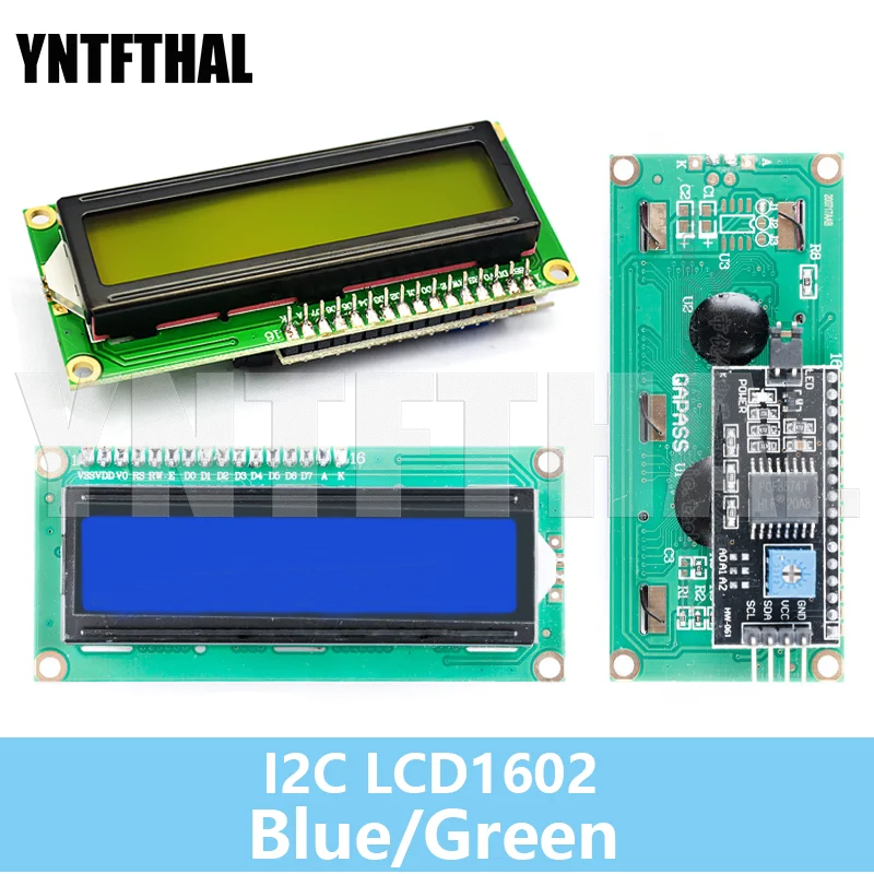 De Blauw-Groen Scherm Van Lcd Module Is Arduino 0802 1602 2004 12864 Lcd Karakter Uno R3 PCF8574T Iic i2C Interface