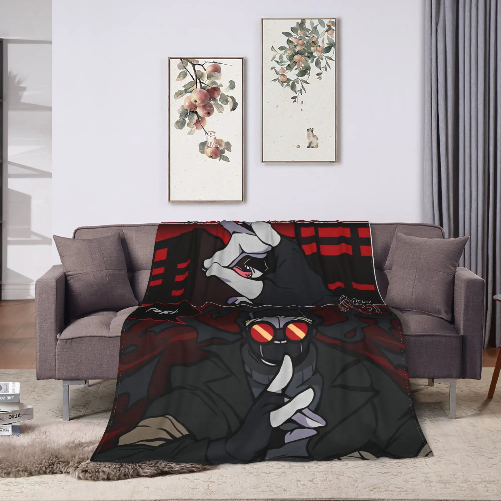MADNESS COMBAT Blankets  Decorative Flannel Throw Blanket For Couch Chair Sofa Bed Warm Soft Design Quality Bedspread Gift
