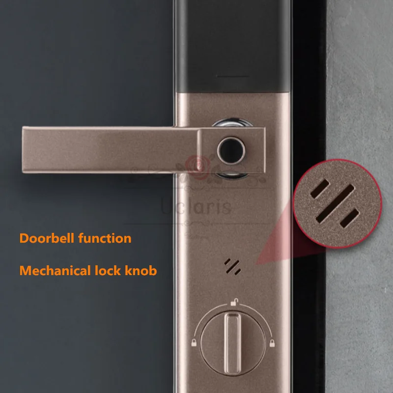 Samsung Smart Handle Doorlock SHP-H30 Fingerprint Lock Home Security Door With Card Password Intelligent Electronic Locks