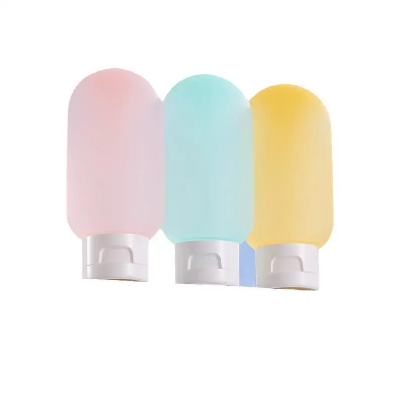 

Macaron Travel Sub-Bottle, плоская портативная дозирующая бутылка для хранения косметики для средств по уходу за кожей, 60 мл, креативная многоцветная