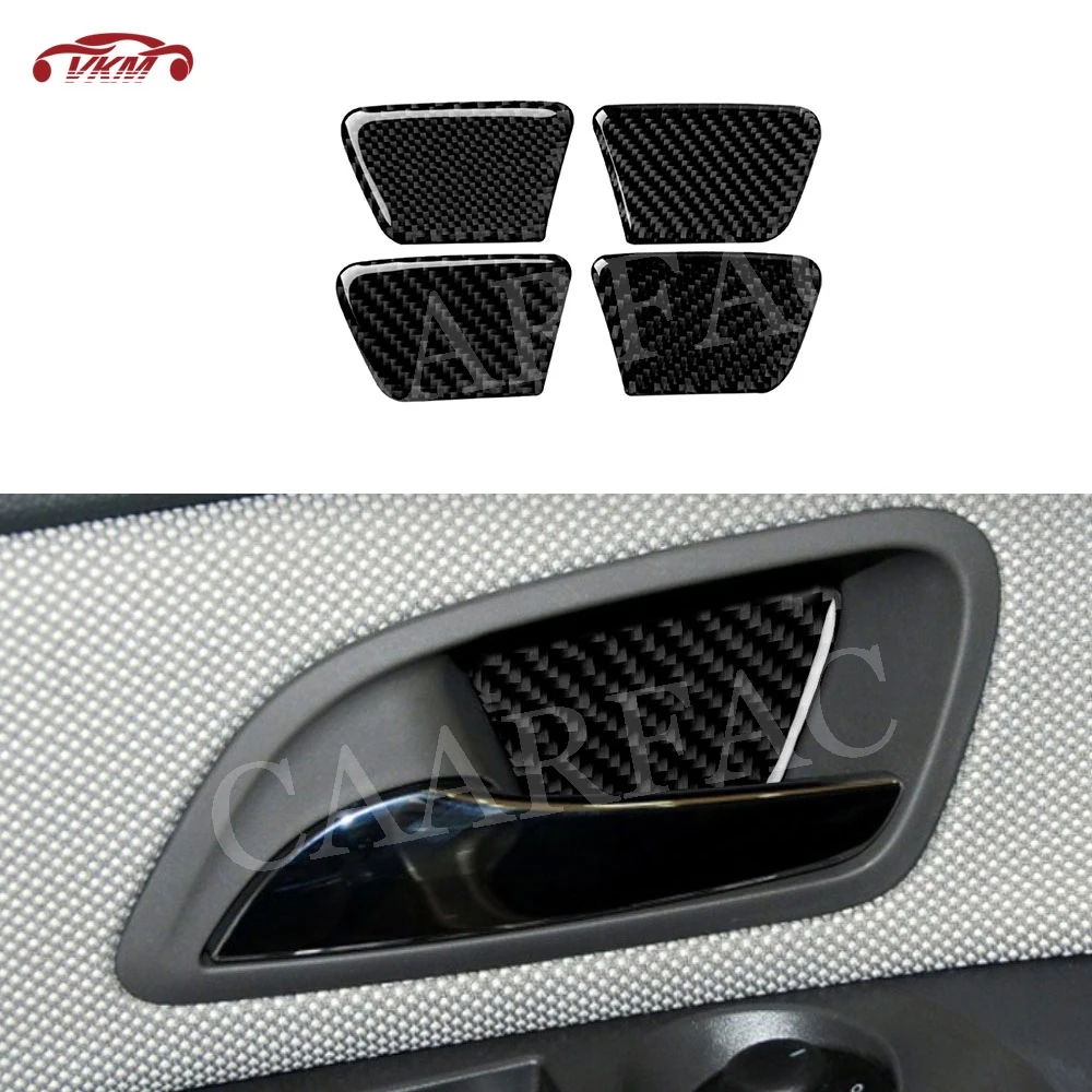 

4 PCS/Set Carbon Fiber Inner Door Handle Bowl Trim Cover Sticker For Chevrolet Cruze 2009-2015 Car Accessories