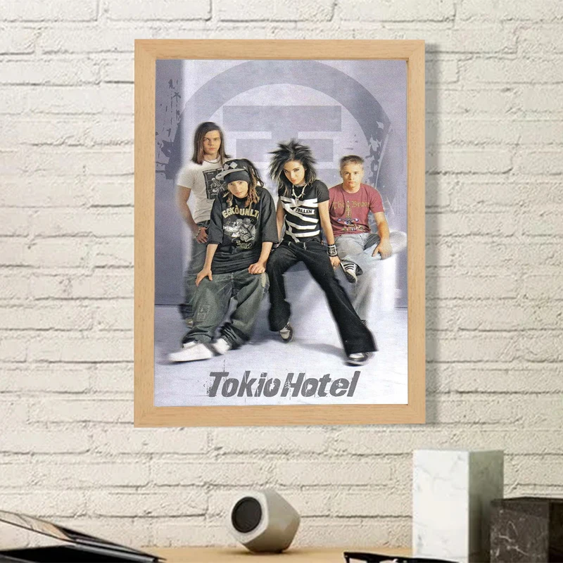 Tokio Hotel Home Decorations for the Room Decor Band Pop Music Poster Decorative Prints Wall Painting Canvas Art Posters Garden