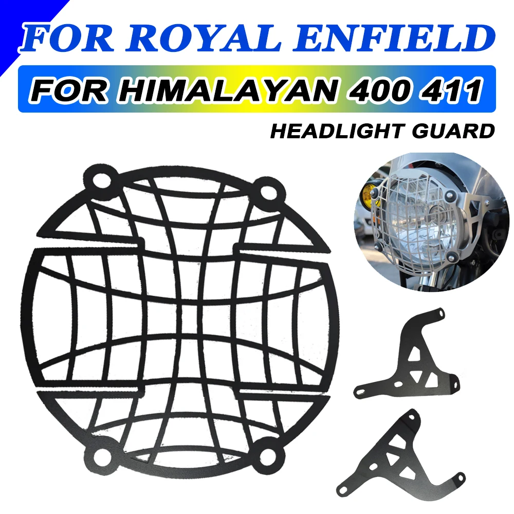 Motorcycle Headlight Headlamp Grille Shield Guard Cover Protector For Royal Enfield Himalayan 400 2018 - 2020 Himalayan 411 2021