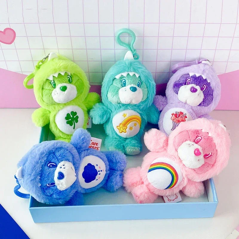 New Carebear Plush Care Bear Plush Toy Doll Kawaii Keychain Pendant Collection Toy Rainbow Bear High-quality Children Toy Gifts