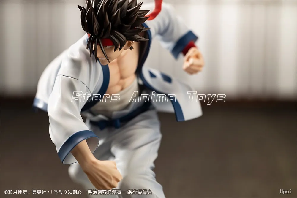 Oryginalny Kotobukiya ARTFX J Rurouni Kenshin Sagara Sanosuke 1/8 Figurka Anime Model Zabawka Prezent - Dostępny od Ręki