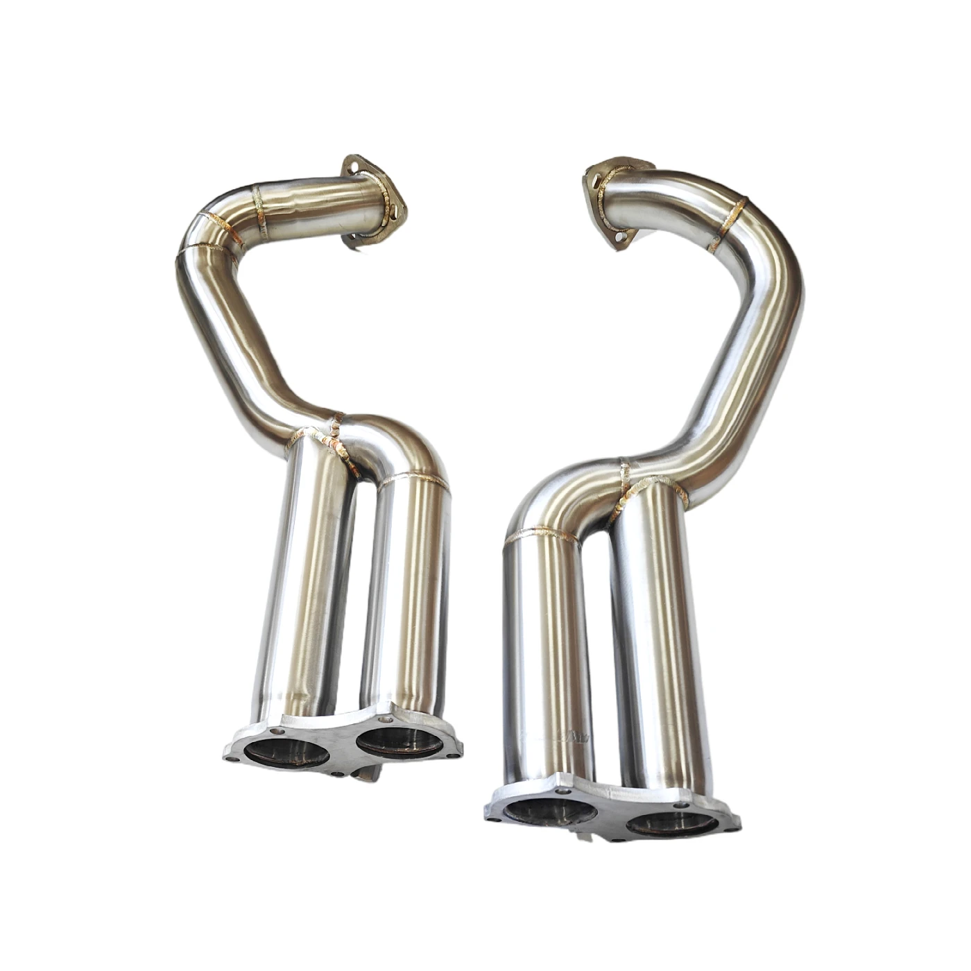 

718 GT4 GTS Spyder Over Axle Pipes Downpipe