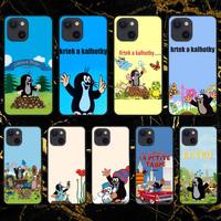 Classic Animation Little Mole Phone Case For iPhone 11 12 Mini 13 14 Pro XS Max X 8 7 6s Plus 5 SE XR Shell