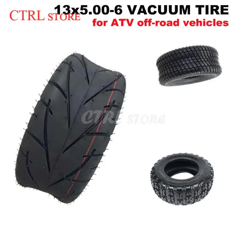 

13x5.00-6 13x5.00-6.5 Tubeless Tyre for Lawn Mower Garden Cart Wheelbarrow Golf Cart 4PR Heavy Duty