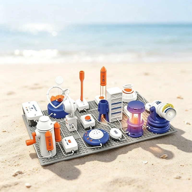 AI Voice Learning Electronic Building Blocks Puzzle Kids Toy DIY Scientific Physics Experimental Educational