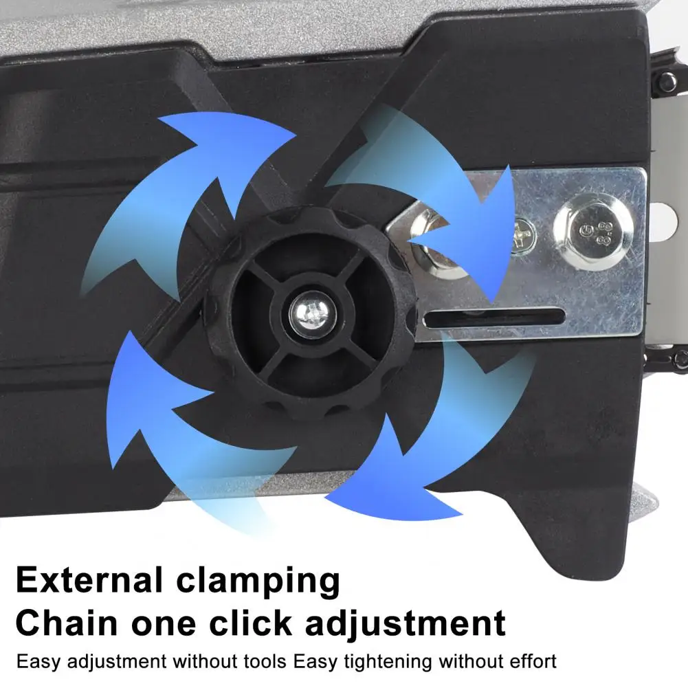 16 Inch Cordless Chainsaw Brushless Motor Electric Chainsaw Battery Powered Chainsaw With 2 Batteries Dual Port Rapid Charger