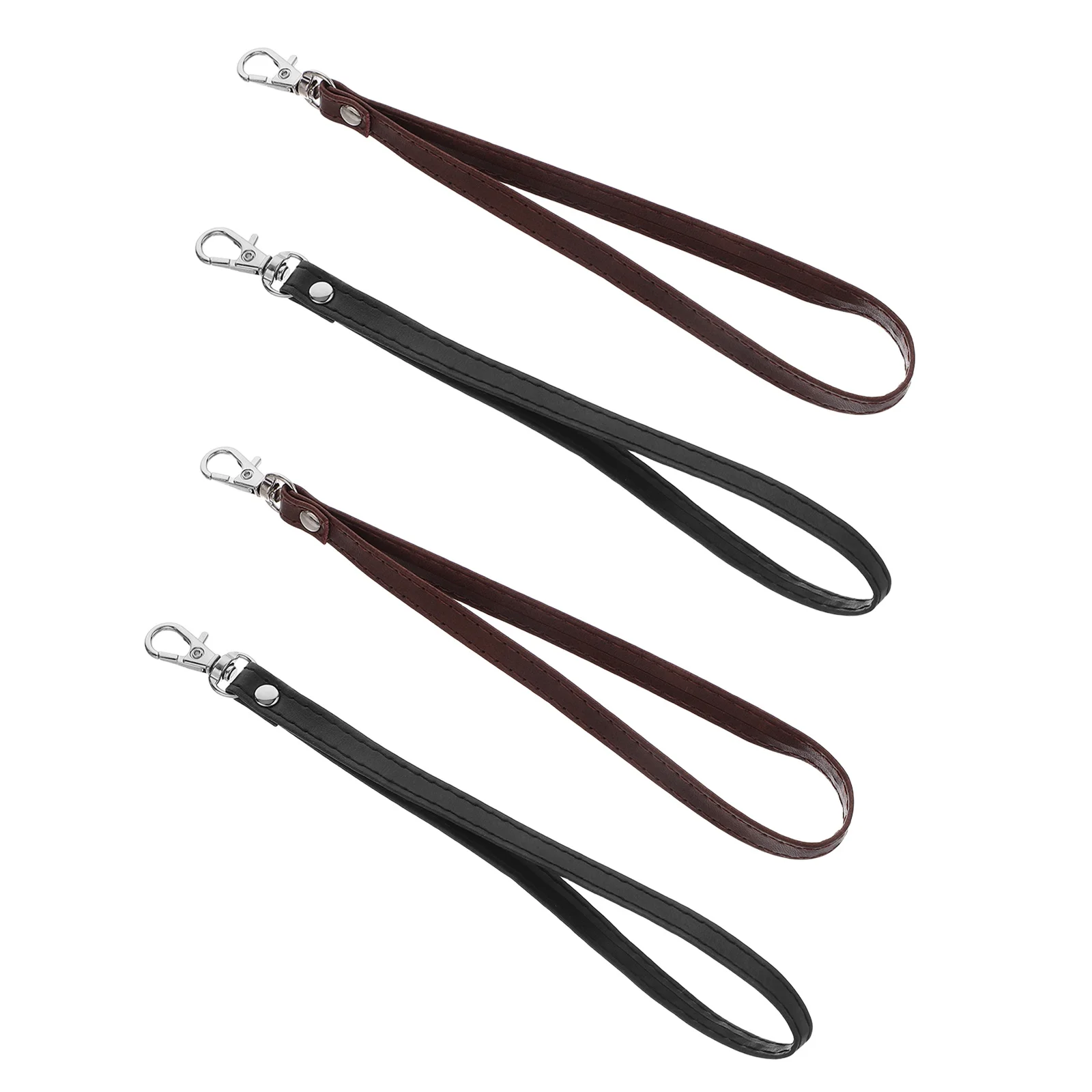 

4pcs Purse Hand Wrist Strap Thin Rope Quick Release Buckle For Wallet Camera Kids Replacement Bag Wristlet Accessory