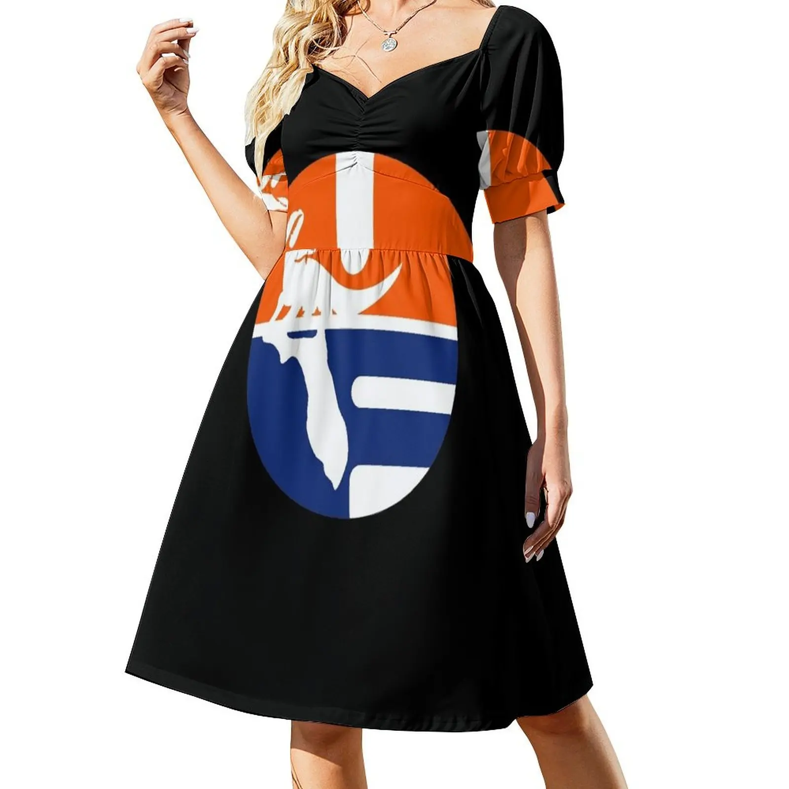 

old florida logo Short Sleeved Dress Long veiled dresses women clothing 2025 new arrivals Dress