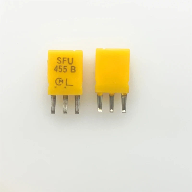 10PCS/ Murata ceramic crystal oscillator SFU455B 455KHZ 455K for remote control radio special filter 3 feet