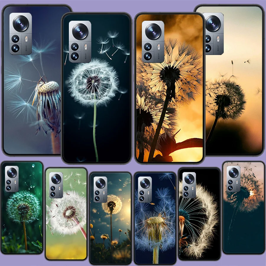 Dandelion Seeds Phone Case For Xiaomi Poco X3 NFC X4 GT M3 M4 M5 M5S X6 X5 F6 Pro F5 F4 Mi F3 F2 F1 Cover TPU Capa Coque Clear