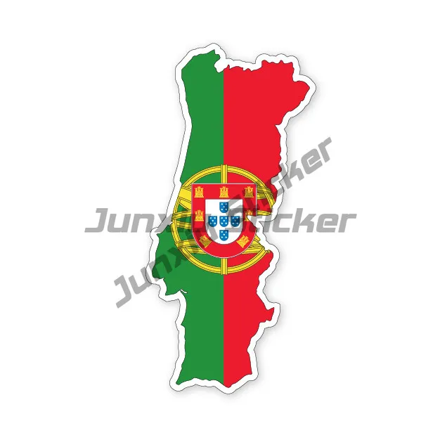 

PORTUGAL MAP FLAG VINYL CAR VAN IPAD LAPTOP STICKER