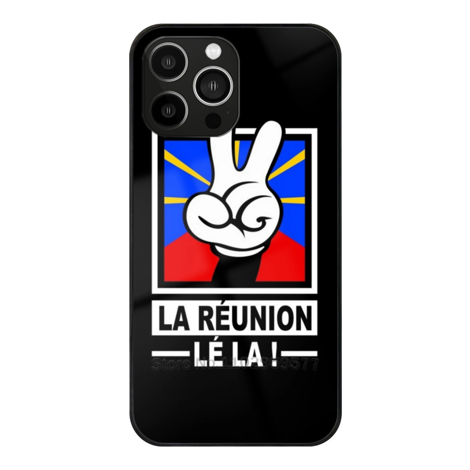 974 Run Tshirt 974 Créole Réunionnais Creole Reunionnais Ile De Luxury Tempered Glass Case For Iphone 15 14 13 12 11 Pro Max 7