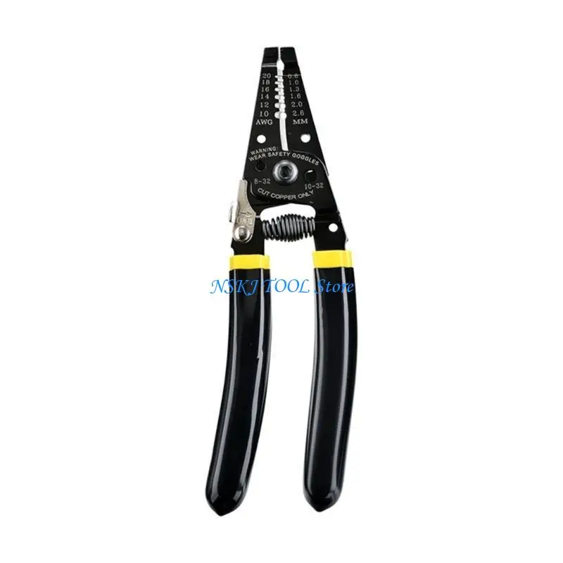 

L8RC Multifunctional Wire Stripper Decrustation Pliers Crimper Cable Stripper Cutter 10-22AWG Wire Repair Tool Pliers