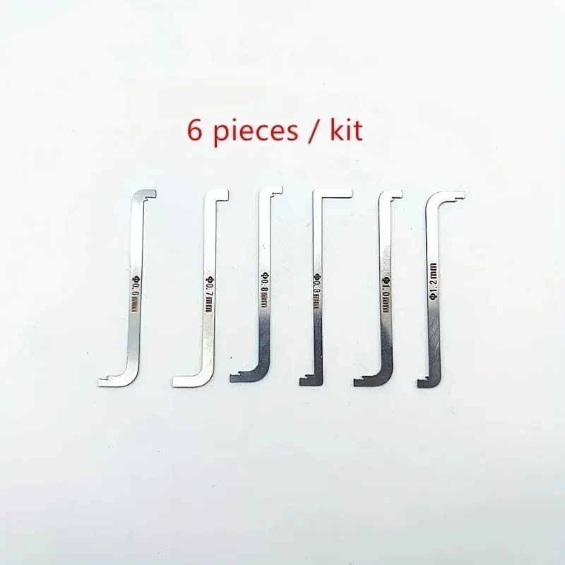 

high quality practical locksmith tool 6 pieces / kit replacement turning tool / double head tension wrench tool