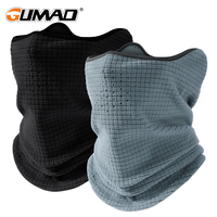 2PCS Winter Bandana Scarf Windproof Cold-proof Neck Warmer Gaiter Ski Half Face Mask Sport Cycling Snowboard Running Hiking Bike