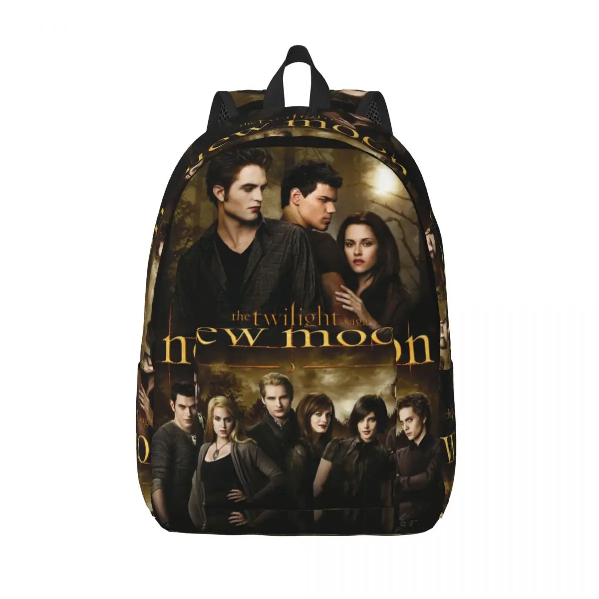 Twilight Vampire Movie Backpack for Kindergarten Primary School Student Edward Bella Jacob Bookbag Boy Girl Kids Daypack Gift
