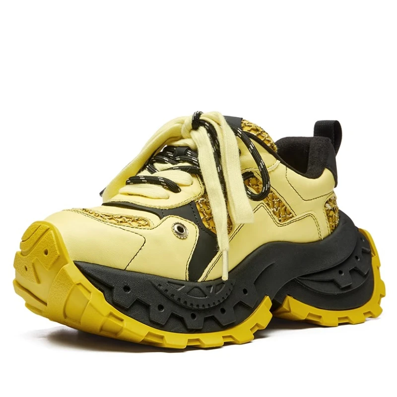 

Street Style Hip-hop Original Fashion Design's Women's Shoes Space Time Gear Casual Sneakers Thick Soled Height Increasing Shoes