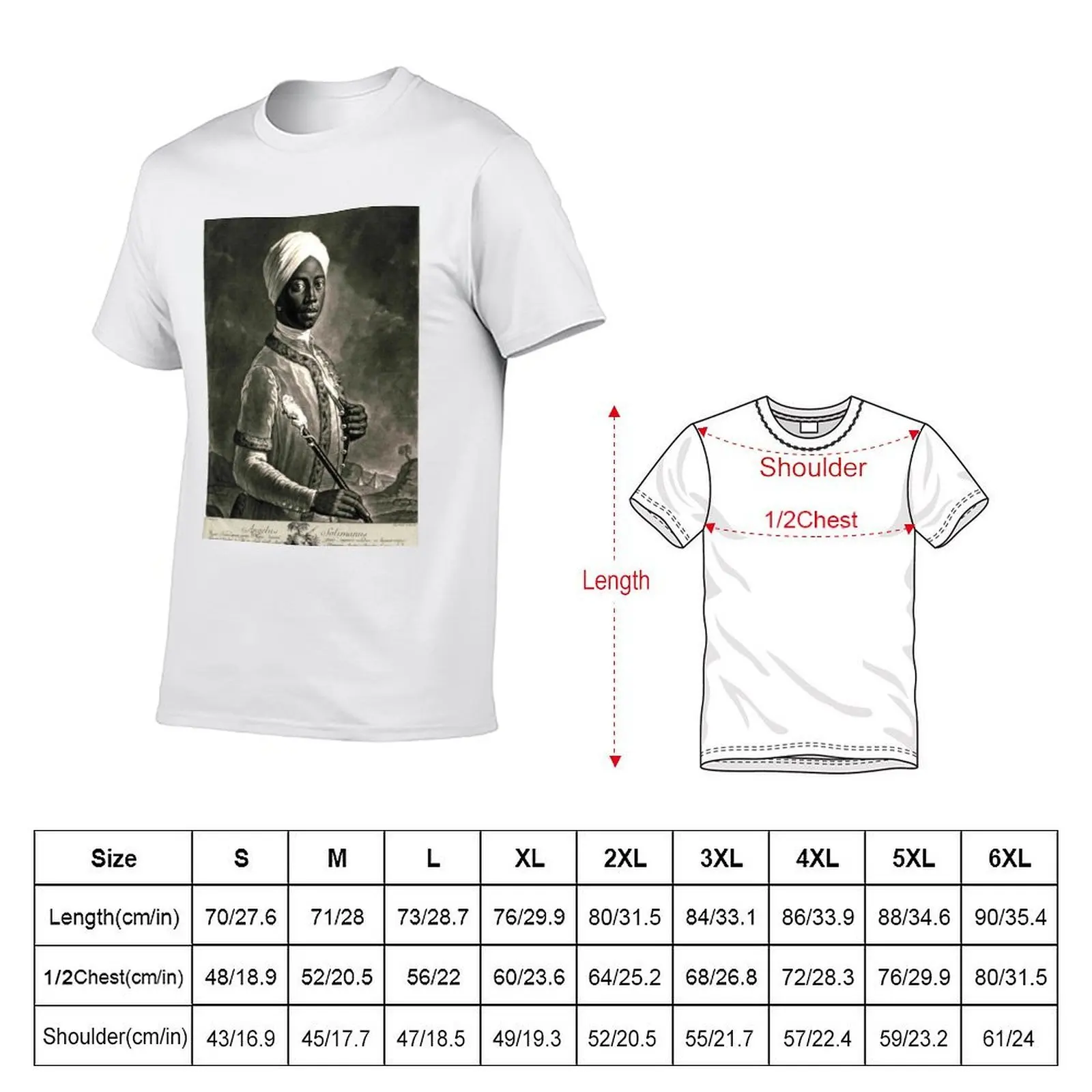 Angelo Soliman T-Shirt Minimal Art Print T-Shirt