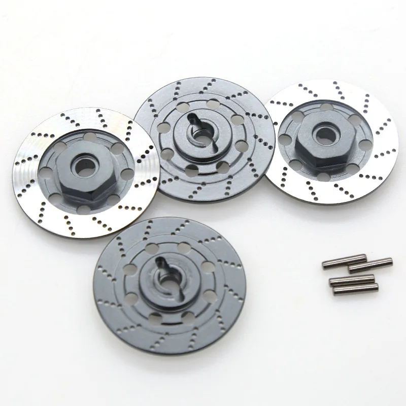 Metall 12mm Radnabenadapter Bremsscheibe für Tamiya TT01 TT02 HPI HSP 94123 Sakura D4 1/10 RC On-Road Rennwagen