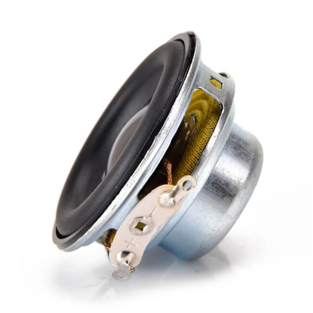 2Pcs 40MM Mini Audio Portable Speakers 16 Core 4 Ohm 5W Full Range Speaker Rubber Side NdFeB Magnetic Speaker