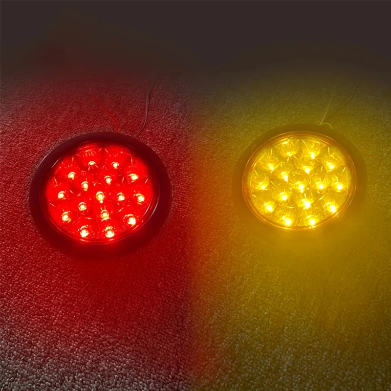 NOXLH 12~24V Universal Truck Tail Light Highlight LED Side Marker Light Waterproof LED Trailer Taillight Waist Light Accessories