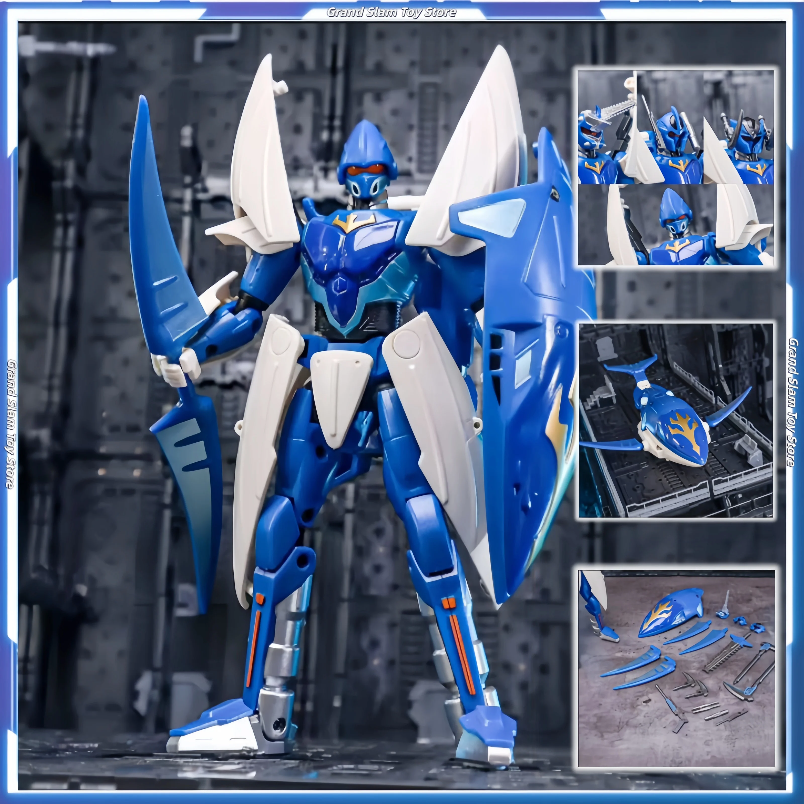 ของเล่นแปลงร่าง ซุปเปอร์สตาร์ โกดิบิยาซัน วาฬน้ำ รุ่นฟิกเกอร์โมเดล ขยับได้ ประกอบได้ ของสะสม