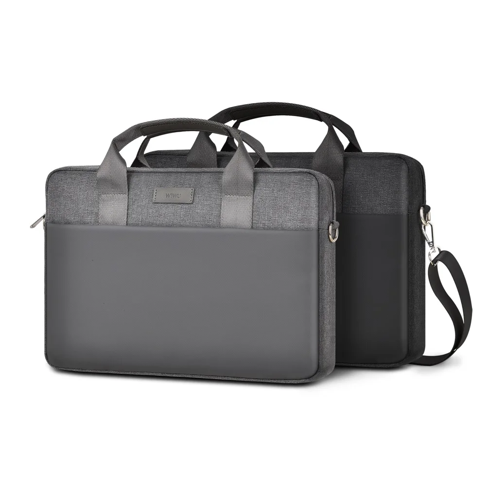 WiWU Nowa torba na laptopa typu messenger do MacBook Air 13.6 15.3 2025 14 16 cali, wodoodporna torba na notebooka, torba na laptopa MateBook X Pro 15.6